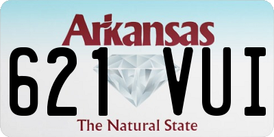 AR license plate 621VUI