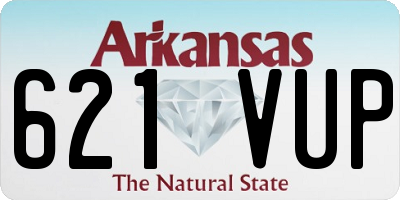 AR license plate 621VUP