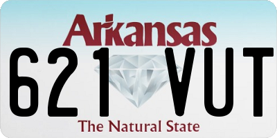 AR license plate 621VUT