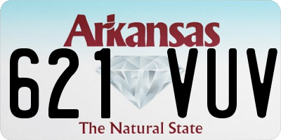 AR license plate 621VUV
