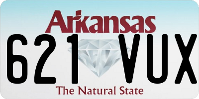 AR license plate 621VUX