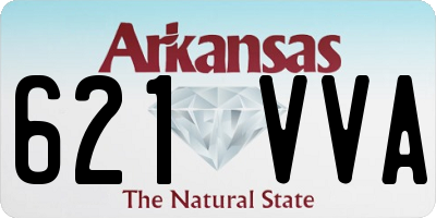 AR license plate 621VVA