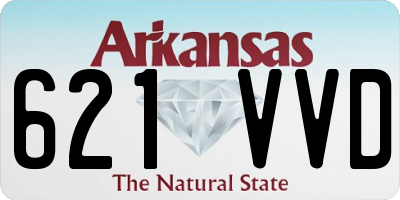 AR license plate 621VVD