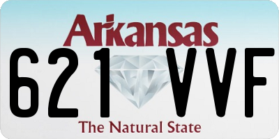 AR license plate 621VVF