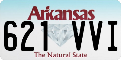 AR license plate 621VVI