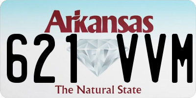 AR license plate 621VVM