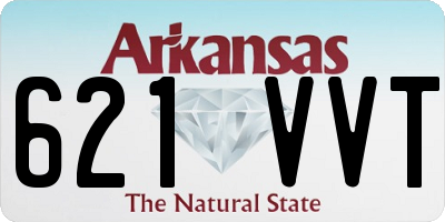 AR license plate 621VVT