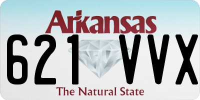 AR license plate 621VVX
