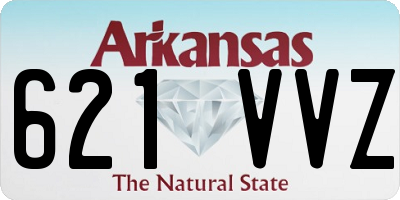 AR license plate 621VVZ