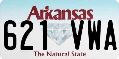 AR license plate 621VWA