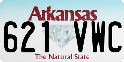AR license plate 621VWC