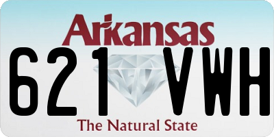 AR license plate 621VWH