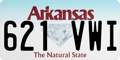 AR license plate 621VWI