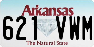 AR license plate 621VWM