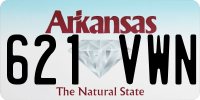 AR license plate 621VWN