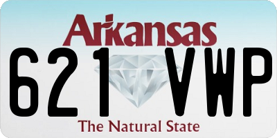 AR license plate 621VWP