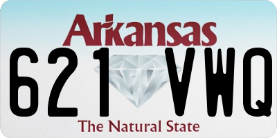 AR license plate 621VWQ