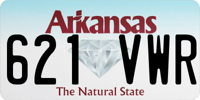 AR license plate 621VWR