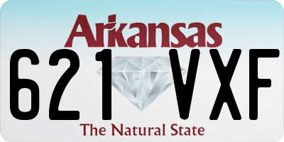 AR license plate 621VXF