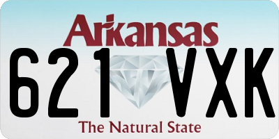 AR license plate 621VXK