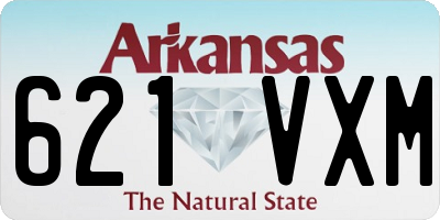 AR license plate 621VXM