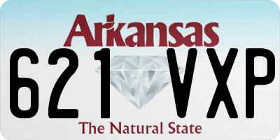 AR license plate 621VXP