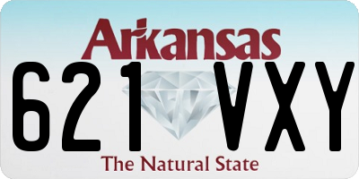 AR license plate 621VXY