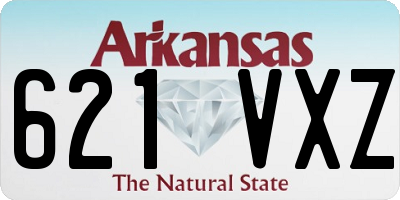 AR license plate 621VXZ