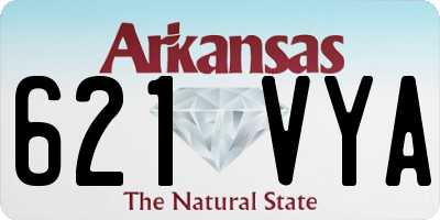 AR license plate 621VYA