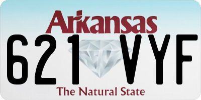 AR license plate 621VYF