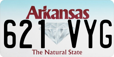 AR license plate 621VYG