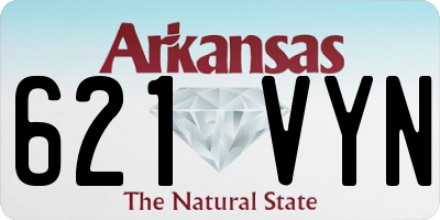 AR license plate 621VYN