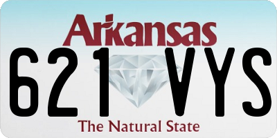 AR license plate 621VYS