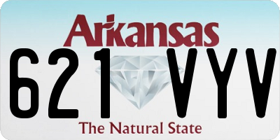 AR license plate 621VYV