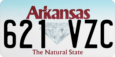 AR license plate 621VZC