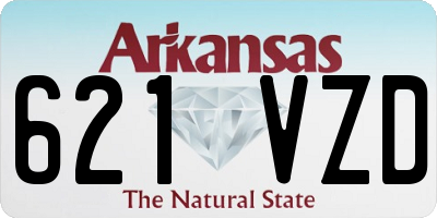 AR license plate 621VZD