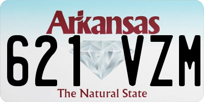 AR license plate 621VZM