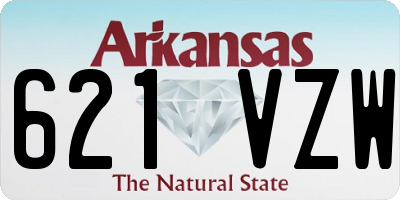 AR license plate 621VZW