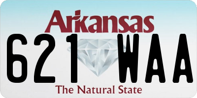 AR license plate 621WAA