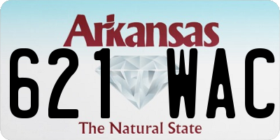 AR license plate 621WAC