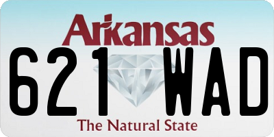 AR license plate 621WAD