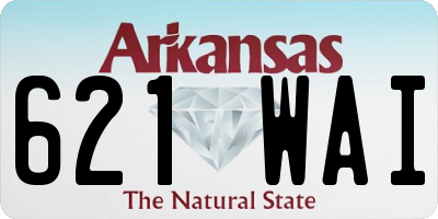 AR license plate 621WAI