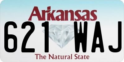 AR license plate 621WAJ