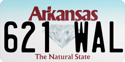 AR license plate 621WAL