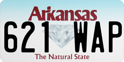 AR license plate 621WAP