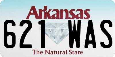 AR license plate 621WAS