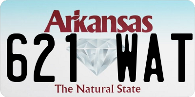 AR license plate 621WAT