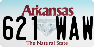 AR license plate 621WAW