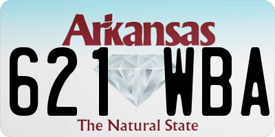 AR license plate 621WBA