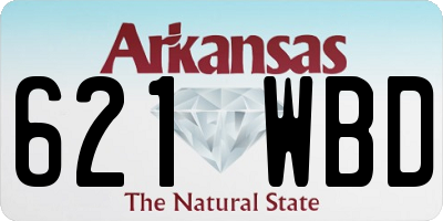 AR license plate 621WBD